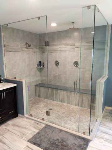 Custom Shower Glass & Tub Enclosures | Plymouth Glass & Mirror